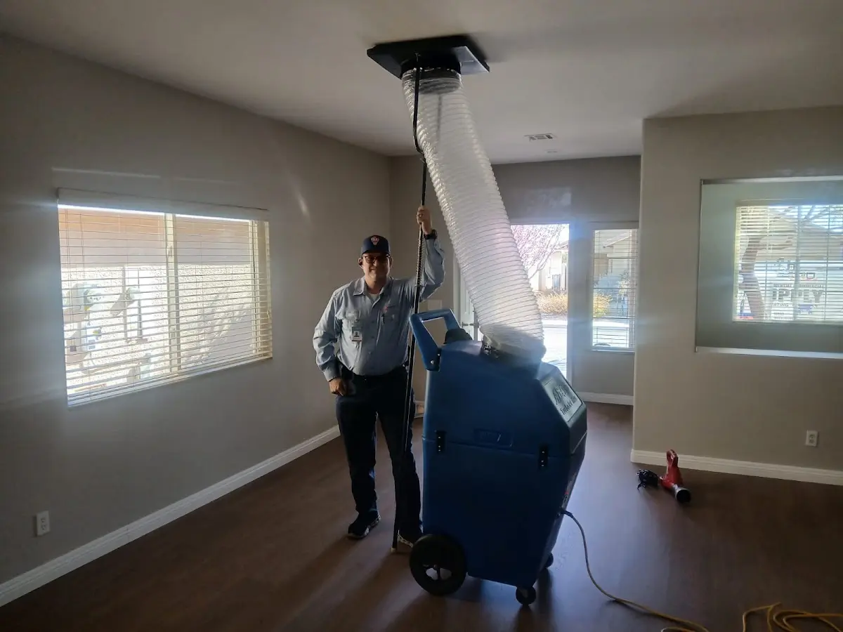 Professional Dryer Vent Cleaning work inside a Urbana home